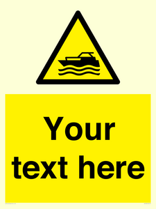 Custom Warning motorised watercraft